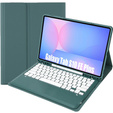 Etui z Klawiaturą Bluetooth do Samsung Galaxy Tab S10 FE+ X620 / X626B - zielone