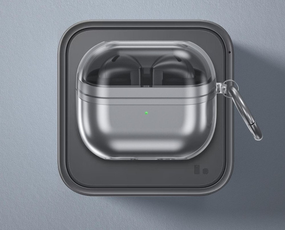 Transparentne etui TPU z karabińczykiem– Samsung Galaxy Buds 3 / 3 Pro