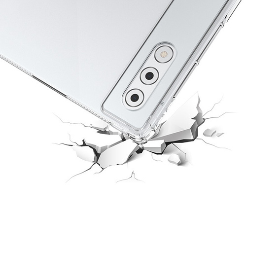 Etui do Lenovo Yoga Tab Plus 12,7", Silikonowe, przezroczyste