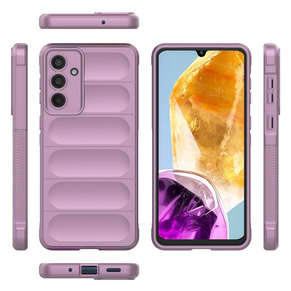 Etui do Samsung Galaxy M55 5G, Gaming Shockproof, fioletowe