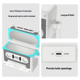 Etui silikonowe na Apple Airpods Pro 3, Kaseta Retro, szare