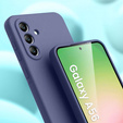 Etui do Samsung Galaxy A56 5G, Silicone Lite, granatowe