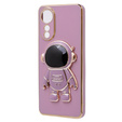 Etui do Oppo A78 4G, Astronaut, fioletowe