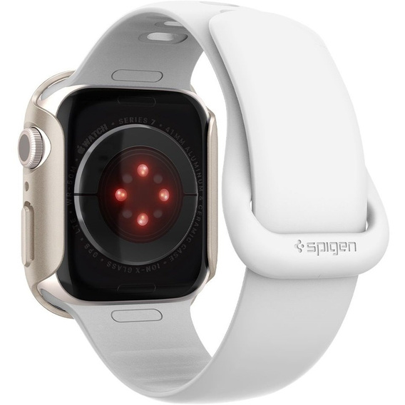 Etui SPIGEN Thin Fit do Apple Watch 7/8 41MM, Beżowe