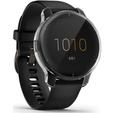 2w1 Etui z Osłoną Silikonową na ekran do Garmin Venu 2 Plus, Przezroczyste