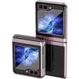 Etui do Samsung Galaxy Z Flip7 FE / Z Flip6, PC Case, przezroczyste / różowe