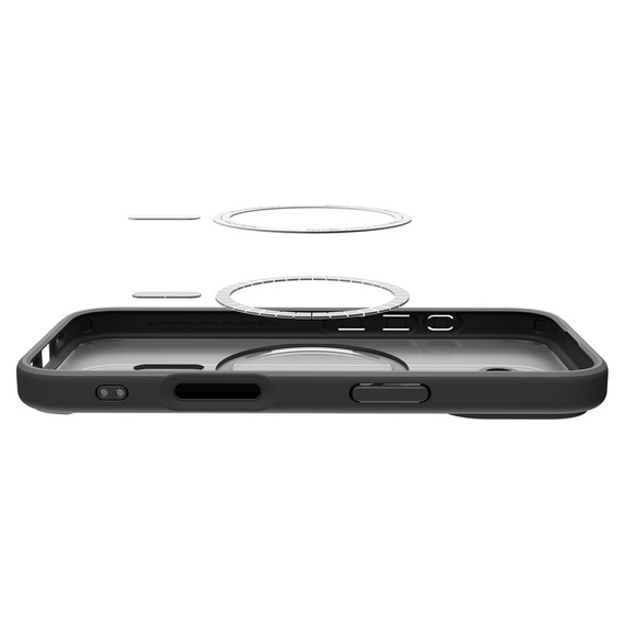 Etui Spigen do iPhone 17, Ultra Hybrid MagSafe, Frost Black