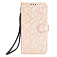 Etui z klapką do Motorola Moto G86 5G, Wallet Rhombus, złote