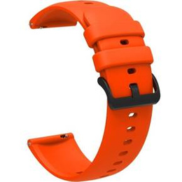 Pasek Silikonowy Uniwersalny 22mm, gładki, Pomarańczowe