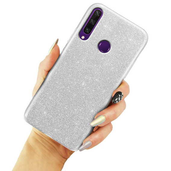 Etui Glitter Case do Huawei Y6P, Silver