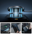 Etui pancerne do iPhone 15, Dexnor CamProtect MagSafe, granatowe (Dwie ramki)