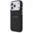 Etui GUESS do iPhone 17 Pro, Classic Logo, do MagSafe, czarne