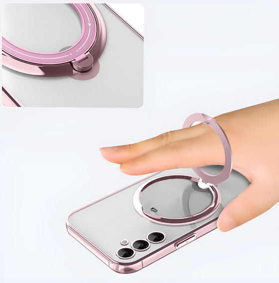 Etui Magnetyczne do Samsung Galaxy A36 5G, do MagSafe, różowe
