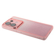 Etui do Xiaomi Redmi Note 13 5G, Glittery Powder, różowe + Szkło hartowane 9H