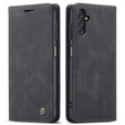 Etui CASEME do Samsung Galaxy A04S / A13 5G, Leather Wallet Case, czarne