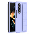 Etui do Samsung Galaxy Z Fold4 5G, z rączką, fioletowe