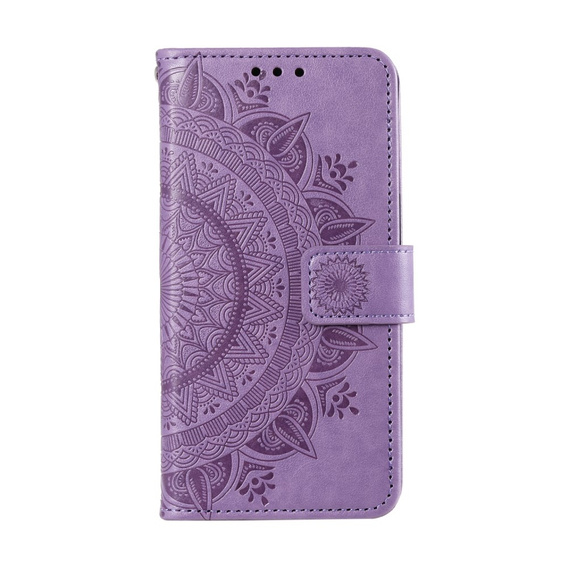 Etui z klapką do Xiaomi Redmi Note 13 Pro 4G / Redmi Note 14S / Poco M6 Pro 4G, Mandala Flower, fioletowe