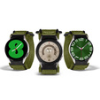 Pasek Nylonowy ERBORD MP84 do Samsung Galaxy Watch 4/5/6 40/42/43/44/45/46/47MM, Zielony