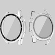 2w1 Etui + Szkło hartowane do Huawei Watch GT 3 46mm, Przezroczyste