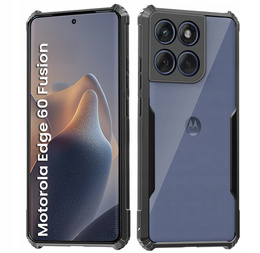 Etui do Motorola Edge 60 / 60 Fusion, AntiDrop Hybrid, czarne