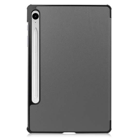 Etui do Samsung Galaxy Tab S10 Lite / S10 FE / S9 FE, Tri-fold, z miejscem na rysik, szare