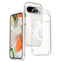 Etui do Google Pixel 10 / 10 Pro, Fusion Hybrid, do MagSafe, przezroczyste