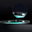 Etui do Honor 400 Lite, do MagSafe, ERBORD Matt Case, czarny