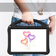Etui do T Tablet 2 5G, dziecięce, z uchwytem i podstawką, czarne
