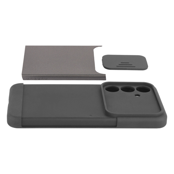 Etui do Samsung Galaxy S24, ERBORD CamProtect, szare gunmetal