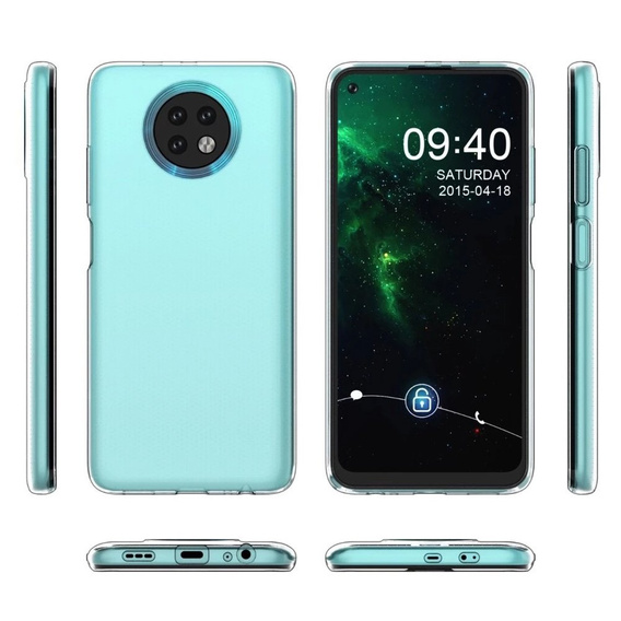 Etui cienkie do Xiaomi Redmi Note 9T 5G, Slim, przezroczyste