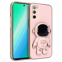 Etui do Samsung Galaxy S20 FE, Astronaut, różowe rose gold