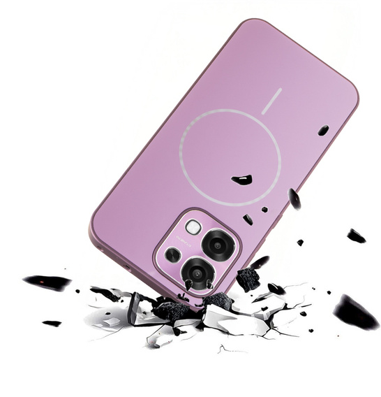 Etui ochronne do Oppo A6 Pro 5G, do MagSafe, różowe