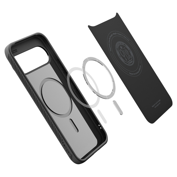 Etui Spigen do Google Pixel 10/10 Pro, Liquid Air Mag MagSafe, Matte Black