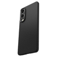 Etui Spigen do Samsung Galaxy S25 Edge, Liquid Air, czarne + Szkło Hartowane 9H