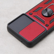 Etui pancerne do Motorola Moto G84 5G, CamShield Slide, czerwone