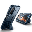 Etui pancerne do Samsung Galaxy A25 5G, Dexnor Full Body (Two Frames), granatowe