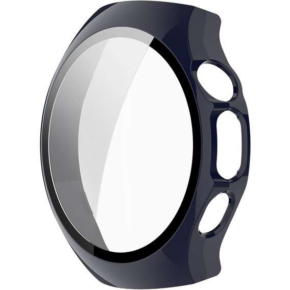 2w1 Etui + Szkło Hartowane do Huawei Watch 5 42mm, Granatowe
