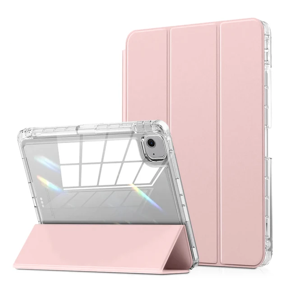 Etui do iPad Air 13" 2024 (6 gen.), Smartcase Hybrid, z miejscem na rysik, różowe