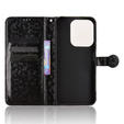 Etui z klapką do Xiaomi Redmi 15C 4G/LTE, Wallet Rhombus, czarne