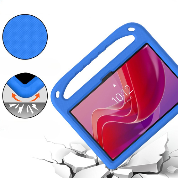 Etui dla dzieci do Lenovo Tab 10.1" TB311FU, dziecięce z uchwytem, niebieskie