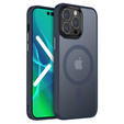 Etui do iPhone 14 Pro, Simple MagSafe, granatowe