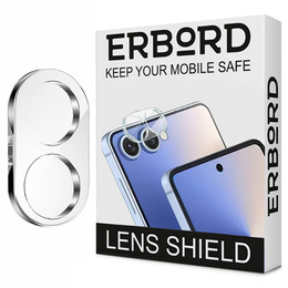 2x Szkło hartowane na aparat ERBORD do Samsung Galaxy Z Flip7 5G, Przezroczyste