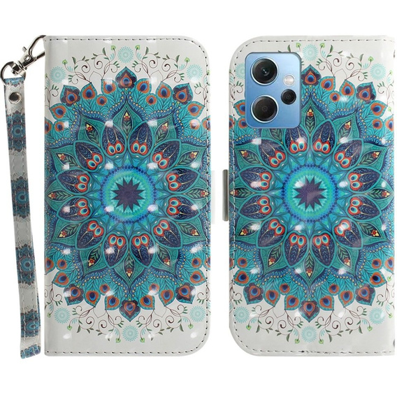 Etui z klapką do Xiaomi Redmi Note 12 4G, Wallet, Mandala Flower