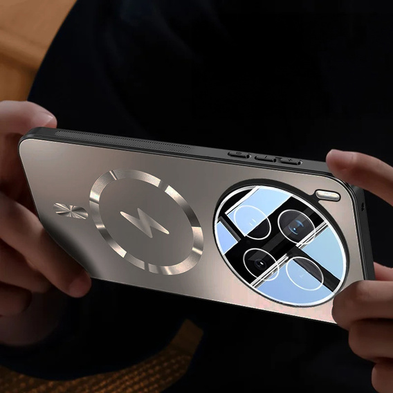 Etui ochronne do Vivo X300 Pro, do MagSafe, złote