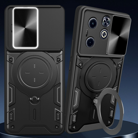 Etui pancerne do Infinix Hot 40i, CamShield Slide, czarne