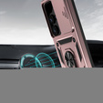 Etui pancerne do Samsung Galaxy S24 Ultra, CamShield Slide, różowe rose gold