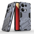 Etui do Xiaomi Redmi Note 13 Pro 4G / Xiaomi Redmi Note 14S / Xiaomi Poco M6 Pro 4G, Military kickstand, granatowe