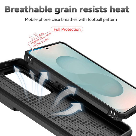 Etui pancerne do Samsung Galaxy S26 Ultra, CamShield Slide, czarne