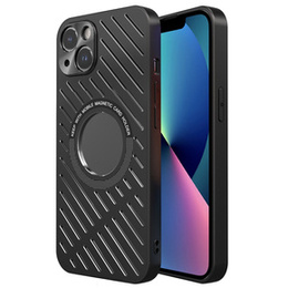 Etui R-JUST RJ57 do iPhone 14, pancerne, do MagSafe, czarne