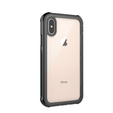 Etui do iPhone X / XS, Shockproof, z folią, czarne
